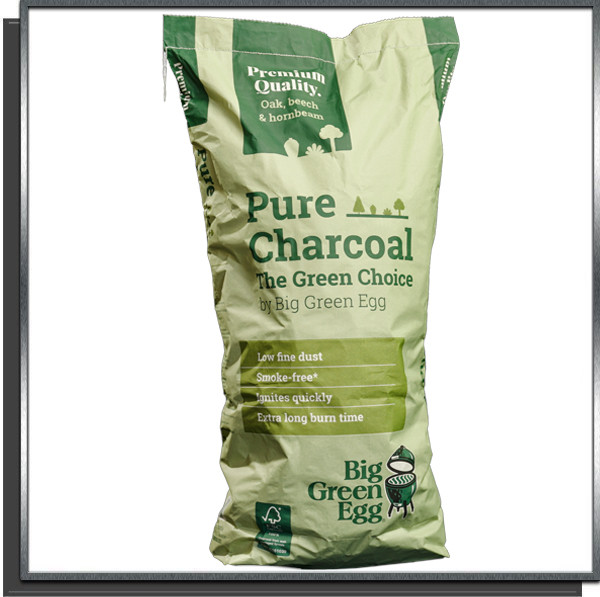 Sac charbon de bois Pure Charcoal Big Green Egg 9 Kg